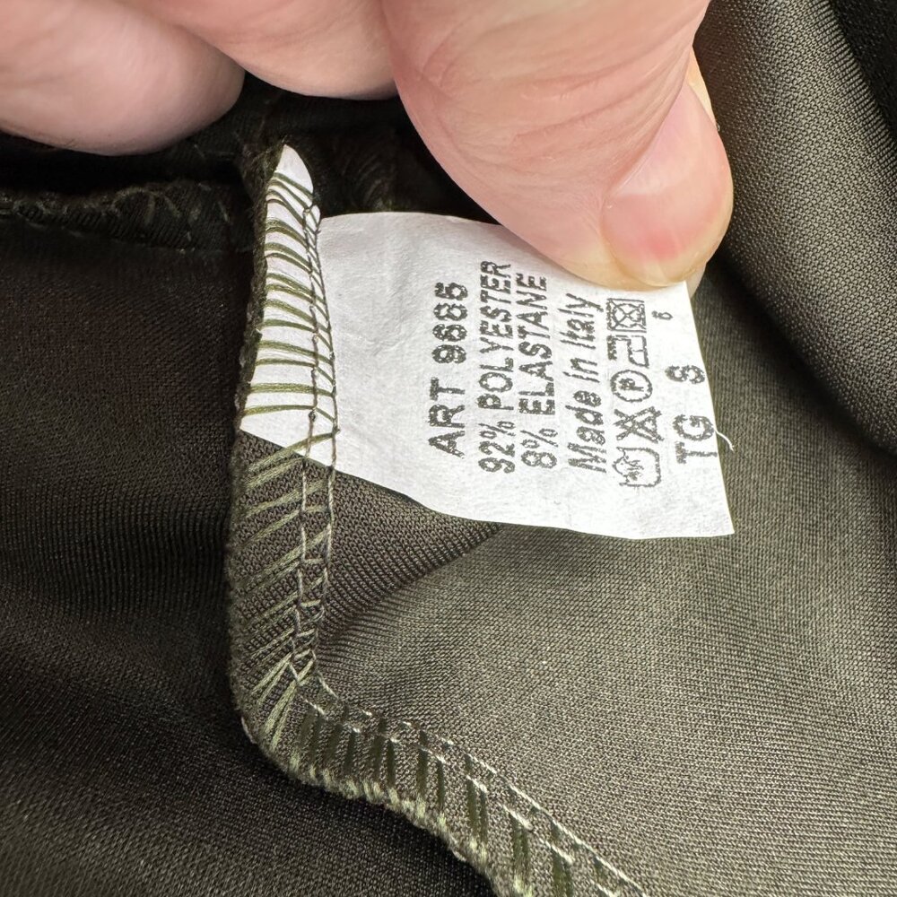 The Porter Collective Women's Faux Suede Zip Green Jacket, Size S - Picture 5 of 8